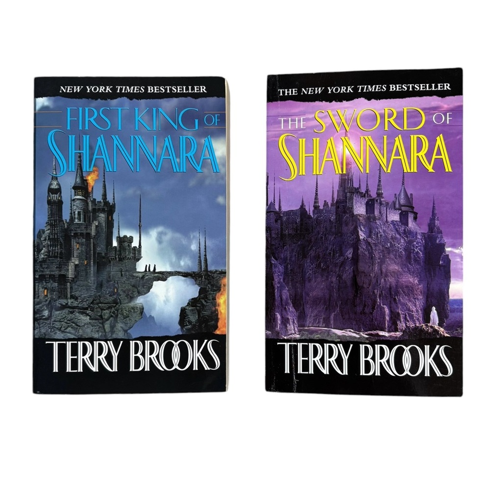 The Sword Of Shannara & The King Of Shannara by Terry Brooks (Del Rey)